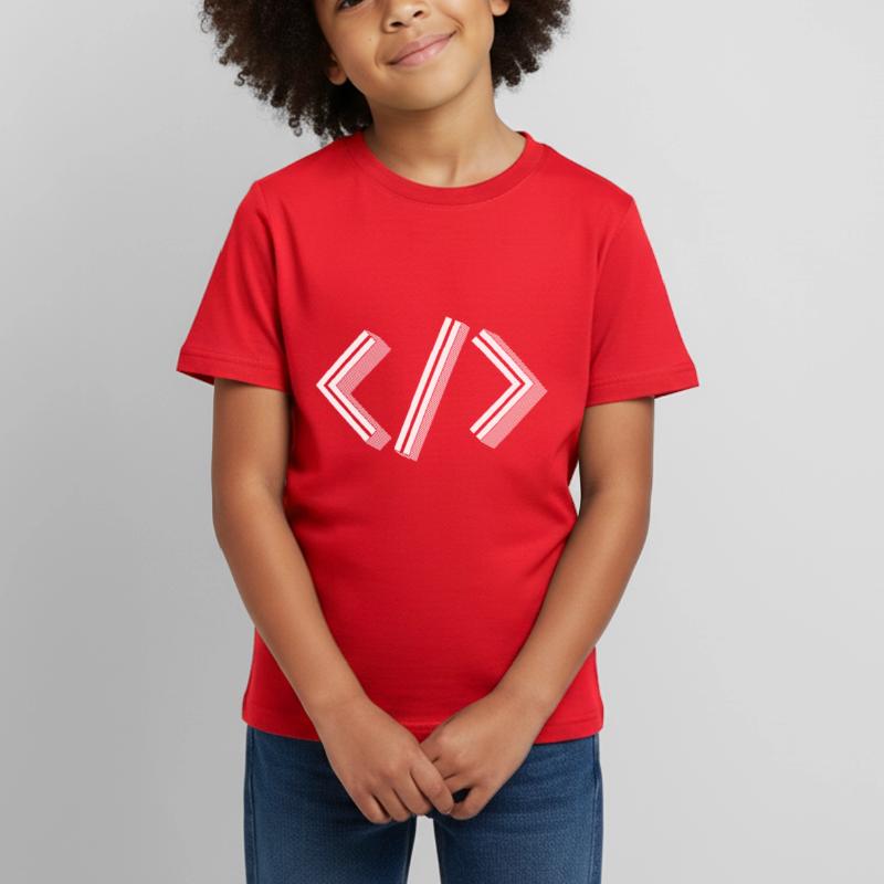 Retro Bracket's - Full Stack Developer HTML XML Kinder T-Shirt
