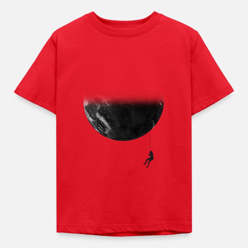 Klettern - Kinder T-Shirt - Rot