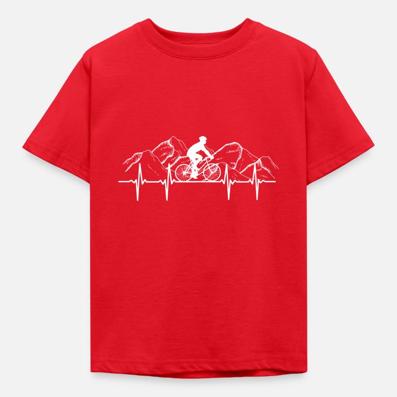 Biker - Kinder T-Shirt - Rot