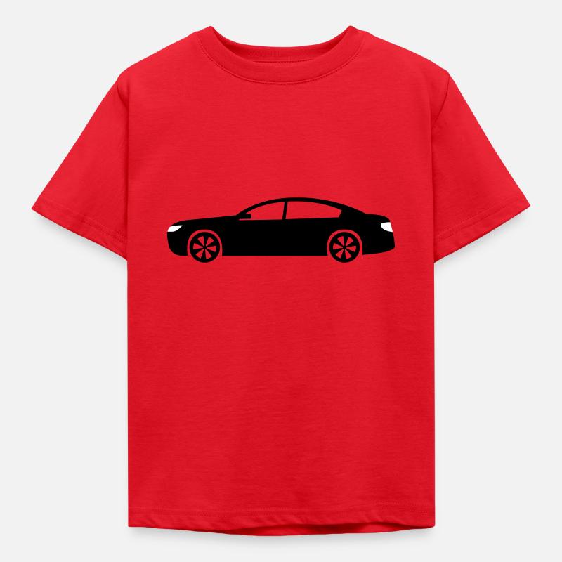 Auto - Kinder T-Shirt - Rot