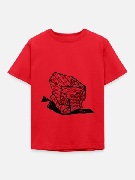 ROCK Nr. 1 bw - Kinder T-Shirt - Rot