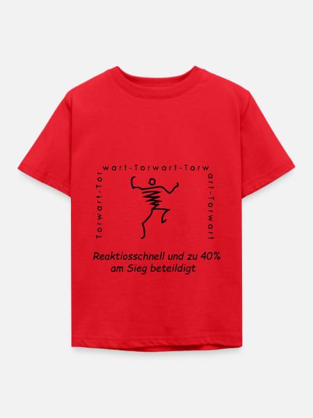 Torwart - Kinder T-Shirt - Rot