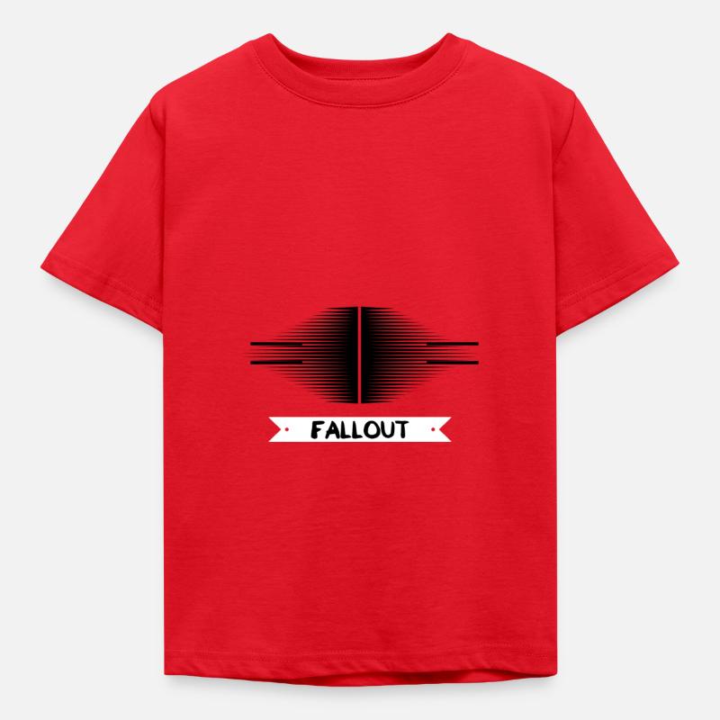 fallout - Kids' T-Shirt - red