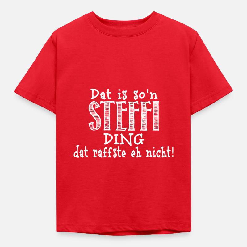 steffi - Kinder T-Shirt - Rot