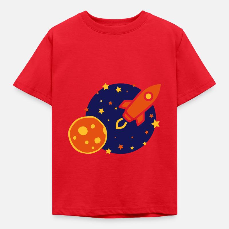 fusée - T-shirt Enfant - rouge
