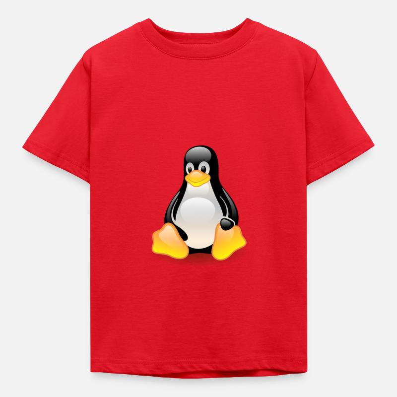 Linux - T-shirt Enfant - rouge