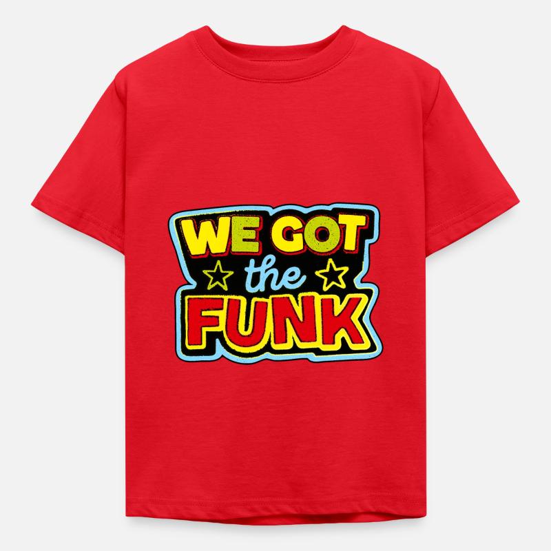 funk - Kinder T-Shirt - Rot