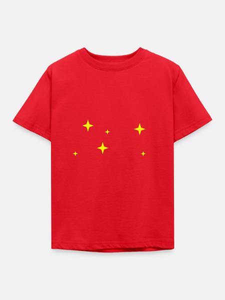 Stars - Kinder T-Shirt - Rot