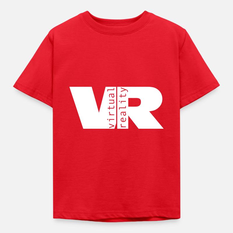 Virtual Reality - Kids' T-Shirt - red