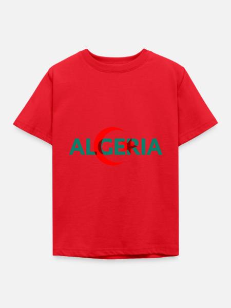 ALGERIEN - Kinder T-Shirt - Rot