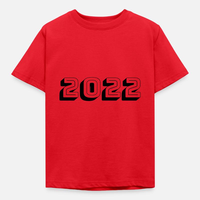 2022 - Kids' T-Shirt - red