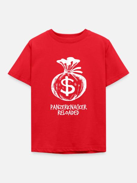 Panzerknacker reloaded weiss - Kinder T-Shirt - Rot