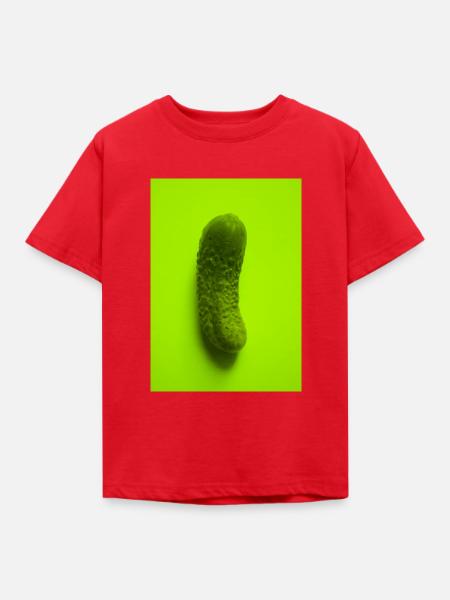 Gurke - Kinder T-Shirt - Rot