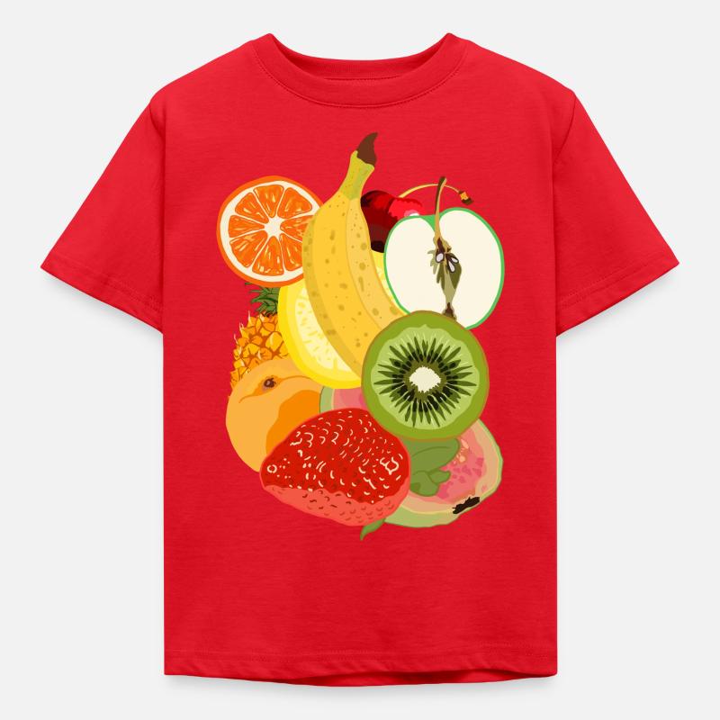 Fruit salad - Kids' T-Shirt - red