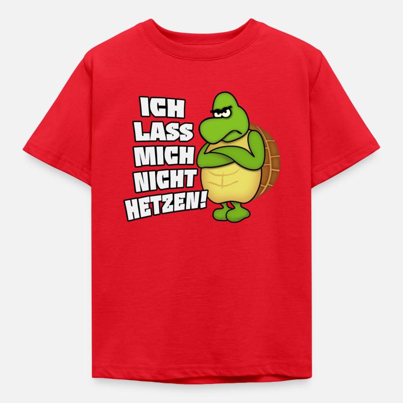 Je me laisse pas précipiter! - T-shirt Enfant - rouge