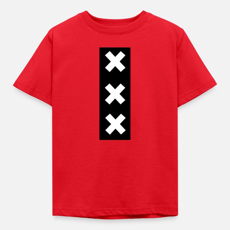 Amsterdam - T-shirt Enfant - rouge
