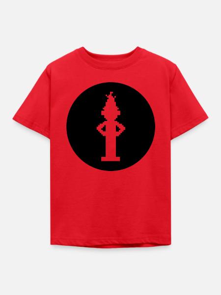 Sesamstraße Bert Ampeldesign - Kinder T-Shirt - Rot