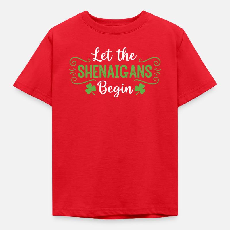 Let the Shenanigans Begin - Kids' T-Shirt - red