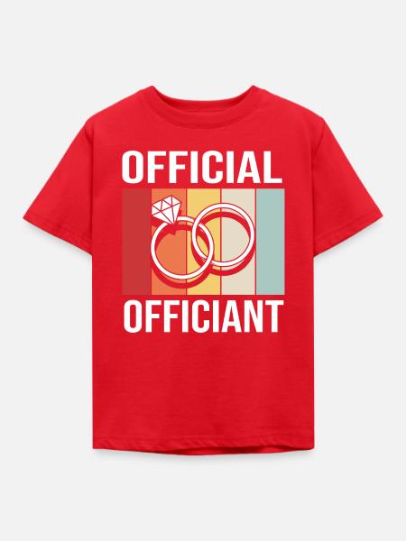 Pfarrer - Kinder T-Shirt - Rot