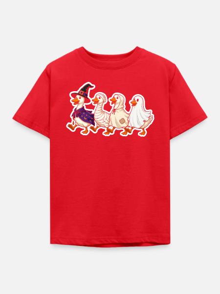 Hexenenten Parade - Kinder T-Shirt - Rot