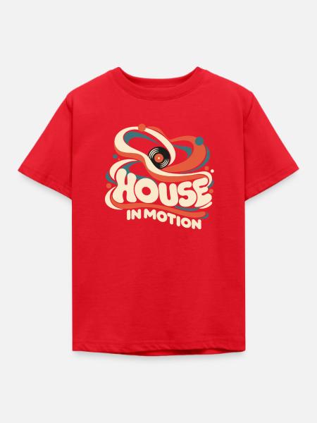 House In Motion Vinyl - Kinder T-Shirt - Rot