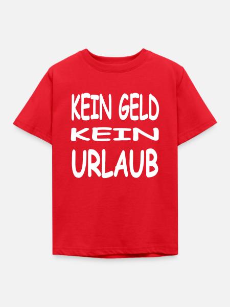 Urlaub - Kinder T-Shirt - Rot