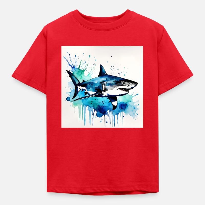Requin - T-shirt Enfant - rouge