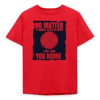 Ich schicke dir Home Game Prisonball Teamplayer - Kinder T-Shirt - Rot - Vorne - AI Model Kid Male (0cm)