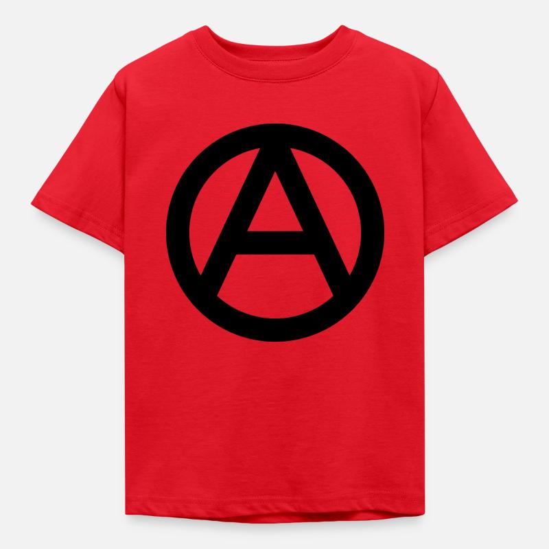 Anarchy - Kinder T-Shirt - Rot
