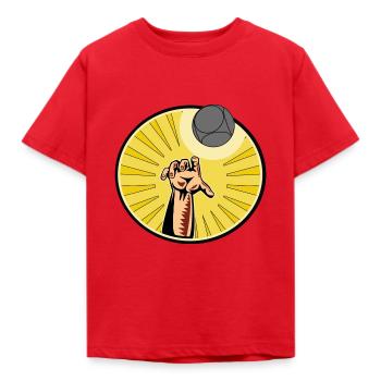 Boule hand avec boule boule - T-shirt Enfant - rouge - Devant - AI Model Kid Male (0cm)