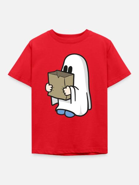trick or treat - Kinder T-Shirt - Rot