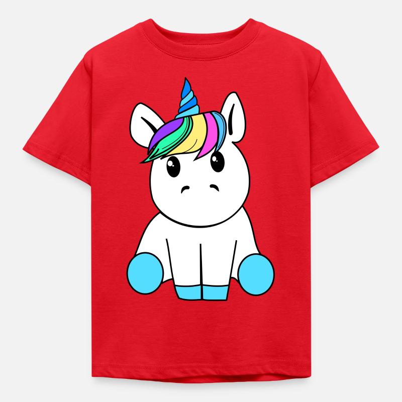 licorne - T-shirt Enfant - rouge