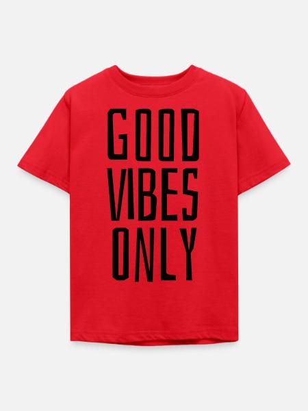 nur gute Stimmung - Kinder T-Shirt - Rot