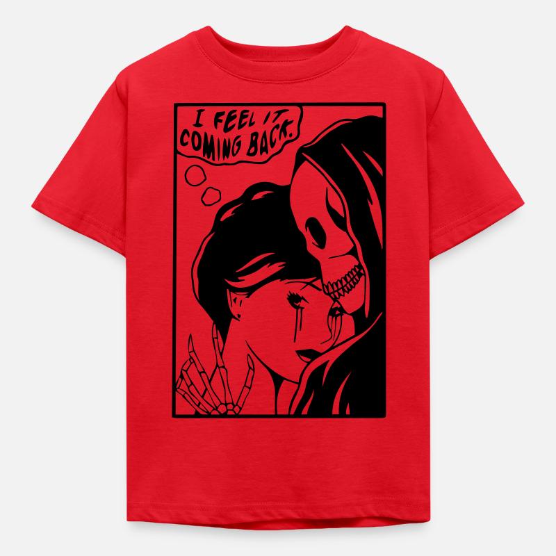 comin back - Kids' T-Shirt - red