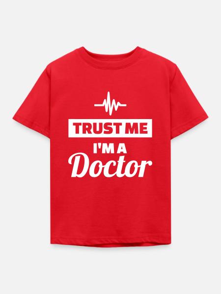Arzt - Kinder T-Shirt - Rot
