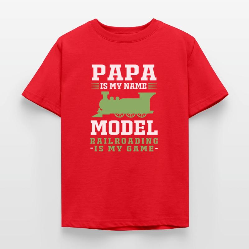 Model Railway Model Making Model Maker Kids' T-Shirt