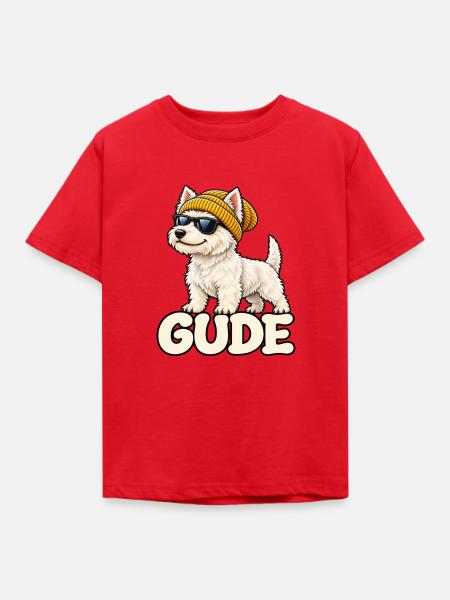 Cooler Westi Gude - Kinder T-Shirt - Rot