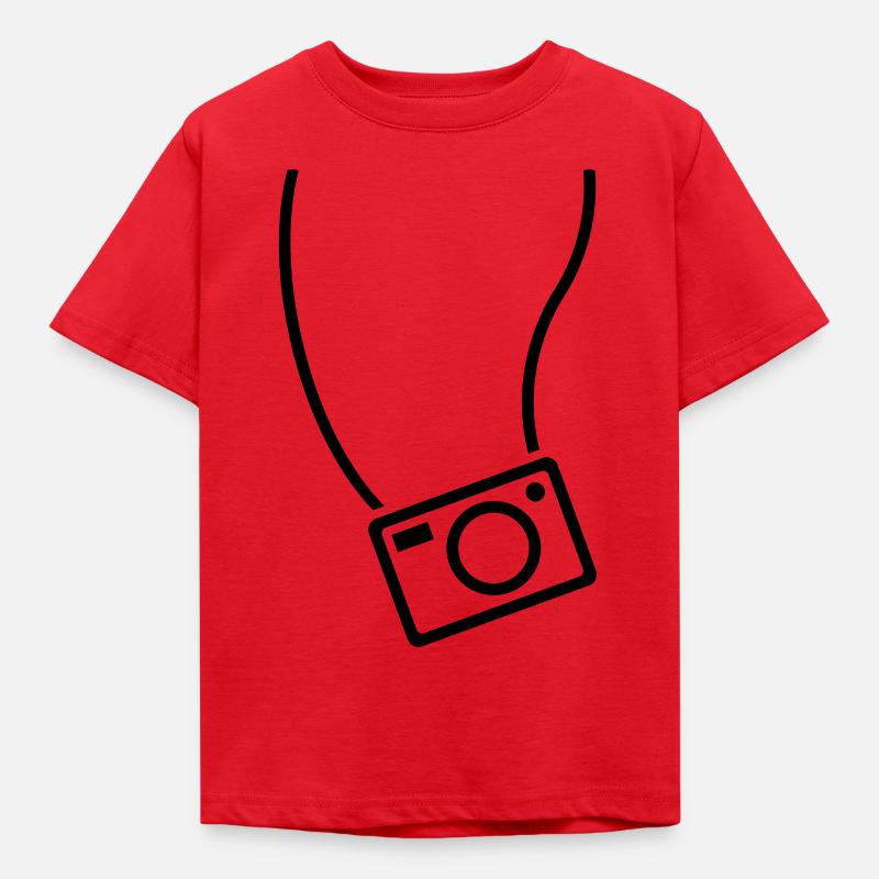 Camera - Kids' T-Shirt - red