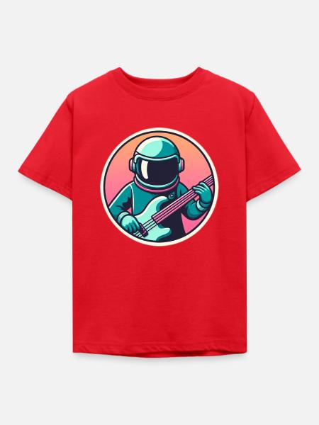 Verzauberte Akkorde - Kinder T-Shirt - Rot