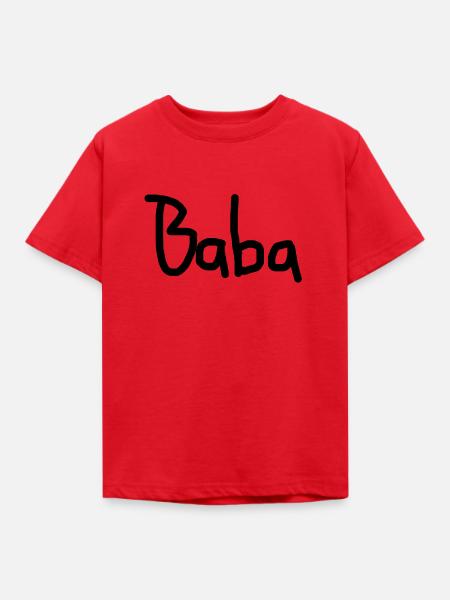 Baba - Kinder T-Shirt - Rot