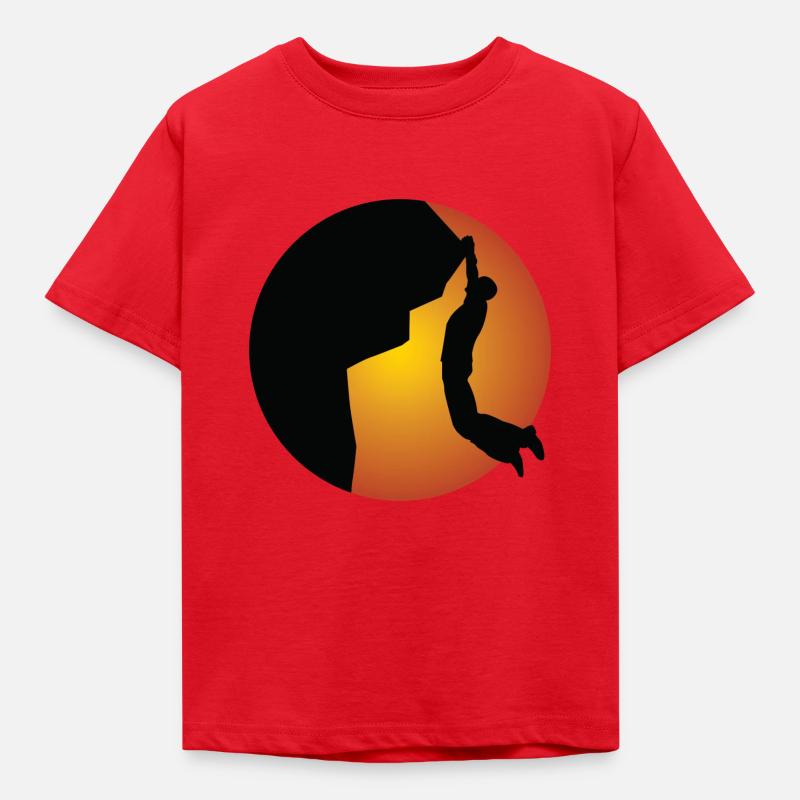 climber - Kids' T-Shirt - red