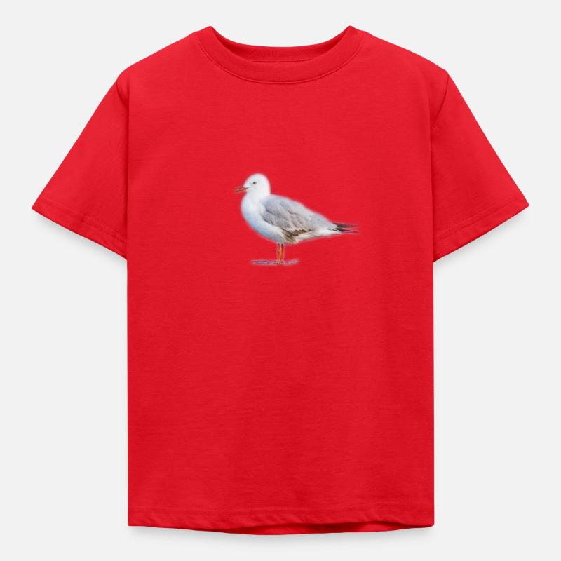 Möwe - Kinder T-Shirt - Rot