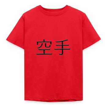 Characters Karate - Kids' T-Shirt - red - Front - AI Model Kid Male (0cm)