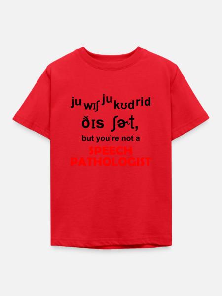 Speech pathologist - Kinder T-Shirt - Rot