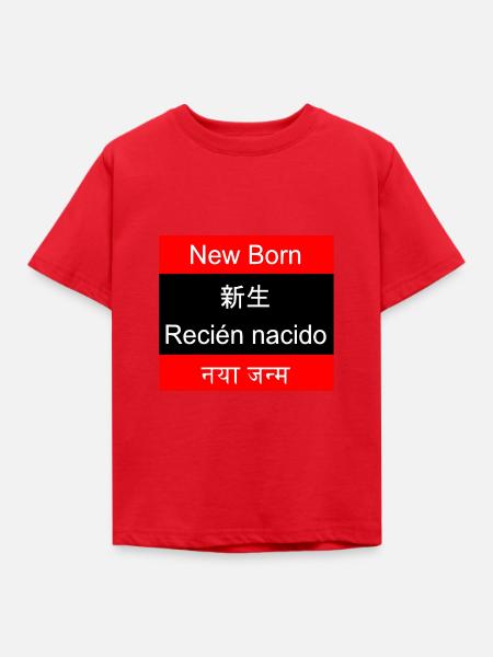 New Born - Kinder T-Shirt - Rot