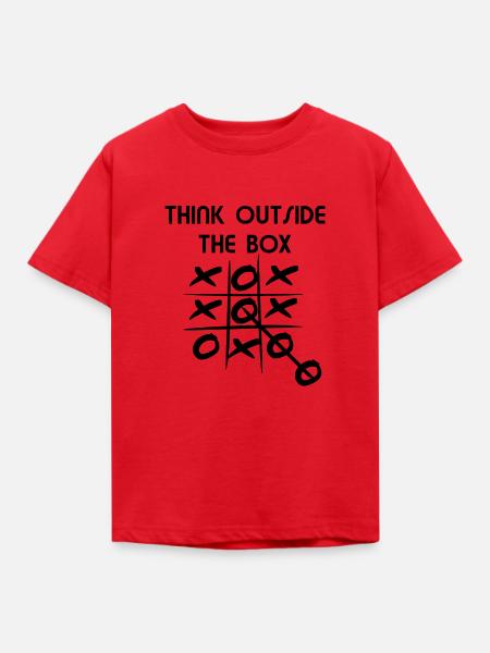OUTSIDE THE BOX - Kinder T-Shirt - Rot