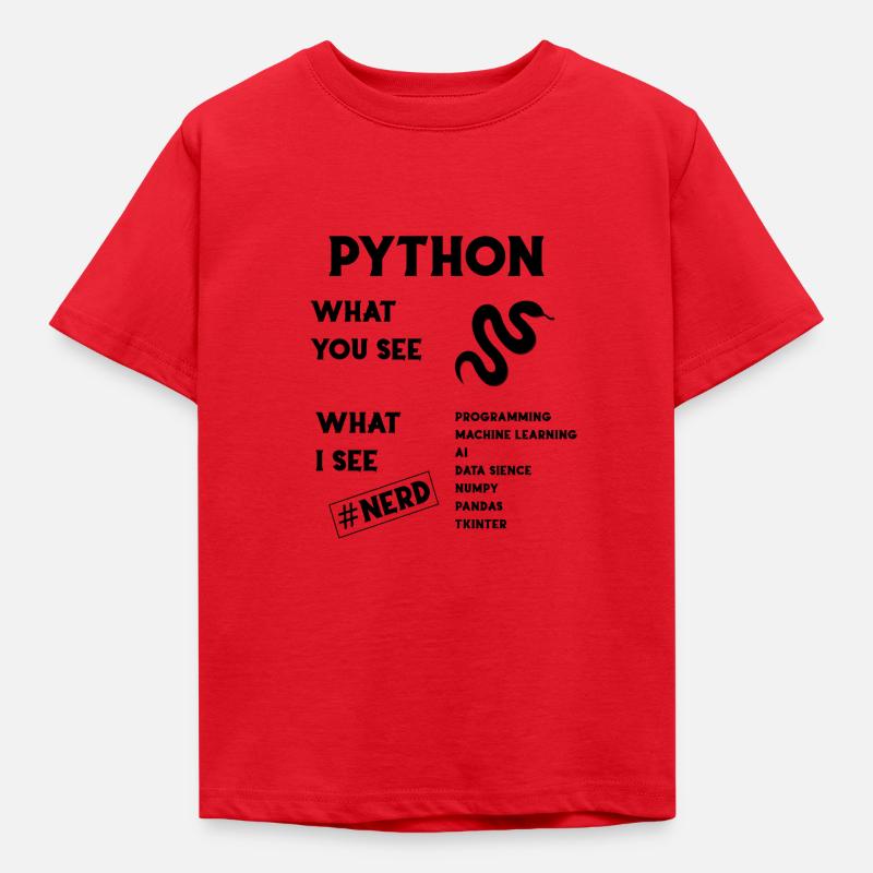 Programmation Python - T-shirt Enfant - rouge