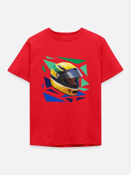 Ayrton Senna do Brasil - Kinder T-Shirt - Rot