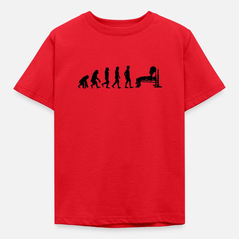 Evolution Fitness - Kinder T-Shirt - Rot