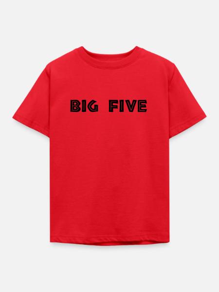 Big Five - Kinder T-Shirt - Rot